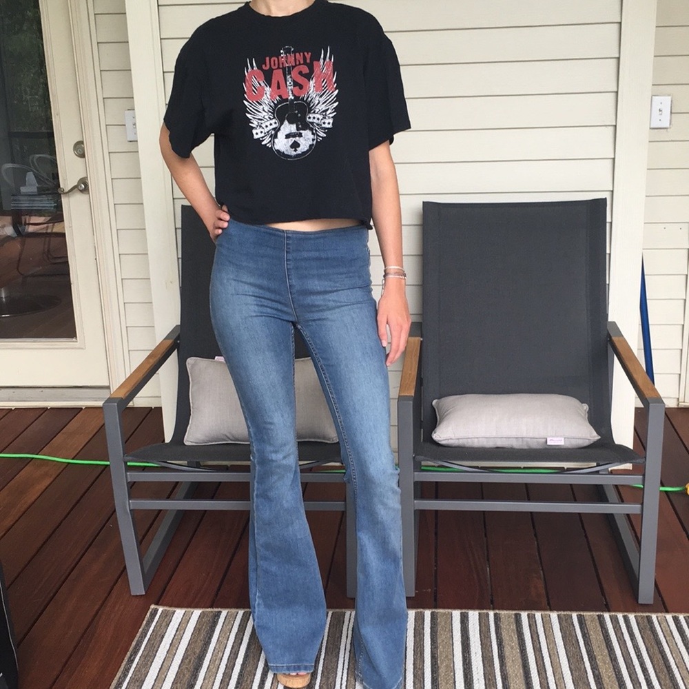 Free People Bell Bottom Jeans